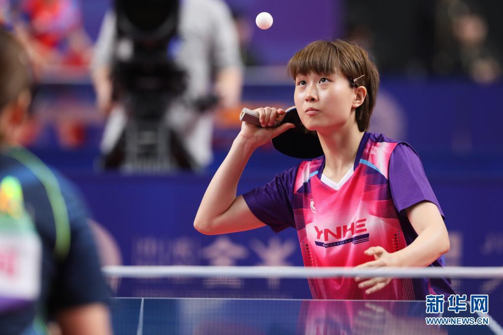 乒乓球——全运会资格赛女团：辽宁队、天津队晋级决赛