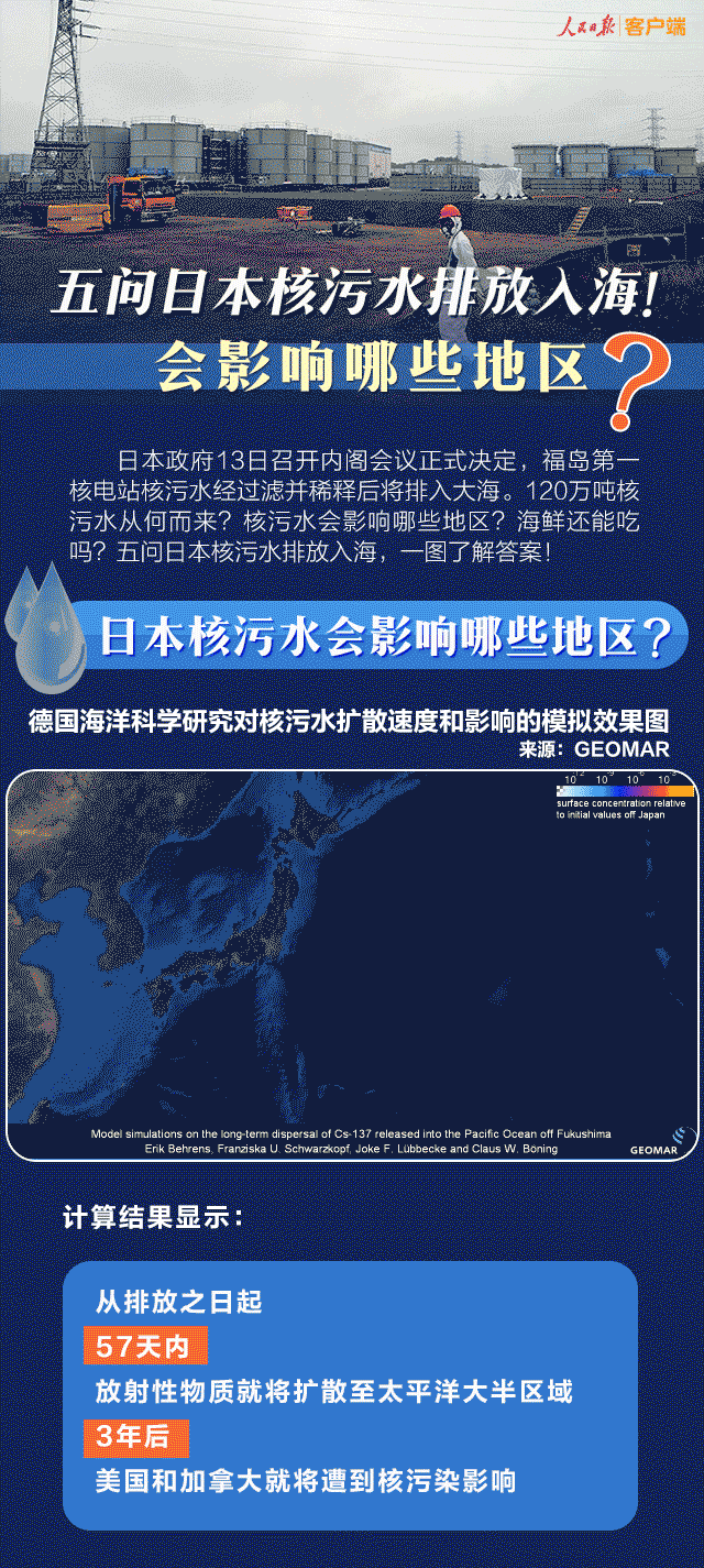 五问日本核污水排放入海！会影响哪些地区？