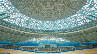 杭州亚运会淳安场地自行车馆即将竣工