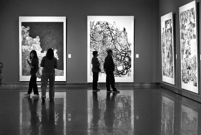 “抱石风骨——首届中国画双年展”在江苏省美术馆开展