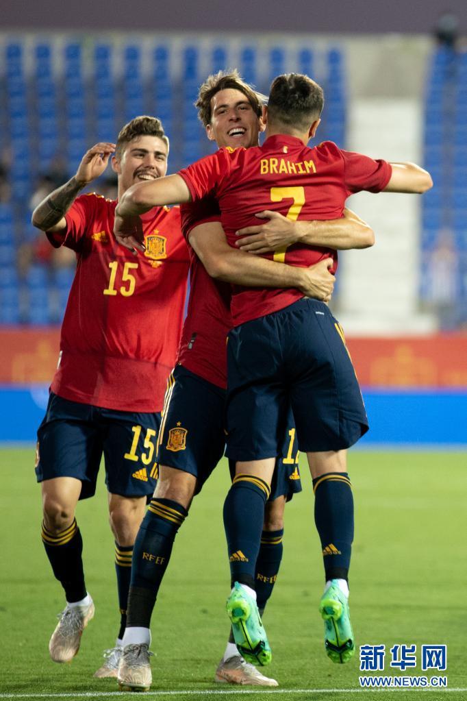 足球国际友谊赛：西班牙胜立陶宛