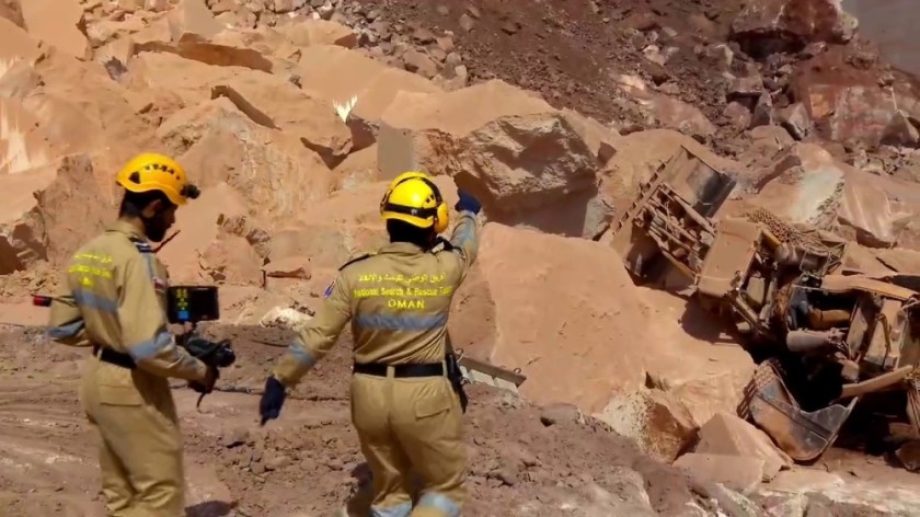 阿曼扎希尔省岩石坍塌事故死亡人数升至11人