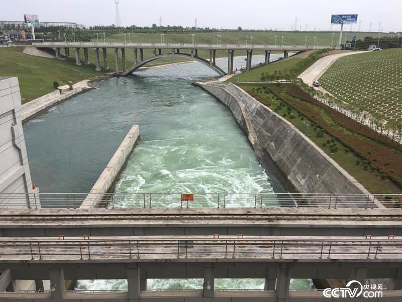 陶岔枢纽工程(摄\记者徐辉)