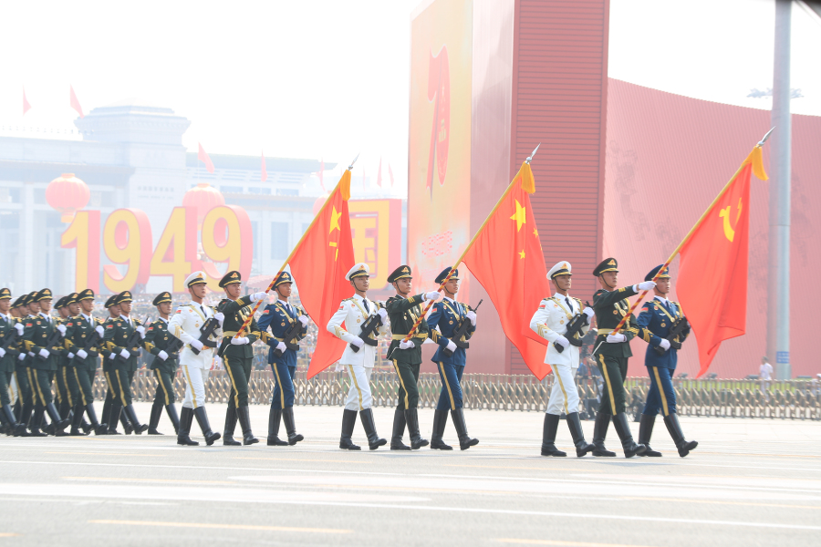 【阅兵视觉】壮哉,阅兵场上的中国军人!(高清无水印组图)