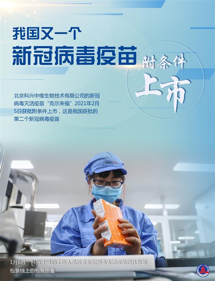 海报我国又一个新冠病毒疫苗附条件上市